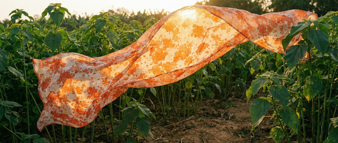 Bộ sưu tập vải gai xanh ramie thời trang Hity