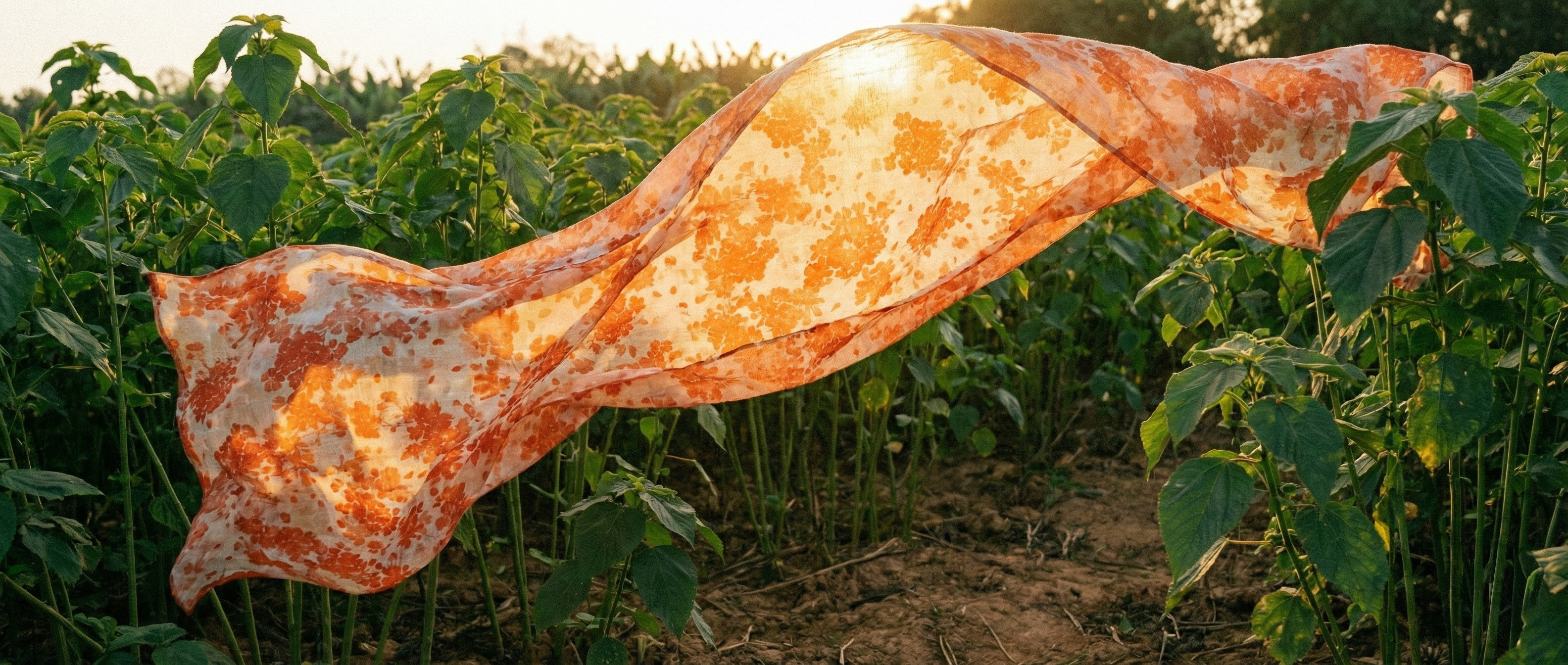 Bộ sưu tập vải gai xanh ramie thời trang Hity