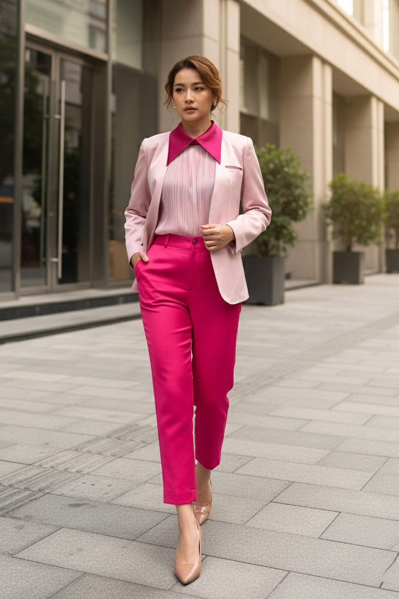 Áo khoác blazer vest nữ thêu tay thời trang Hity