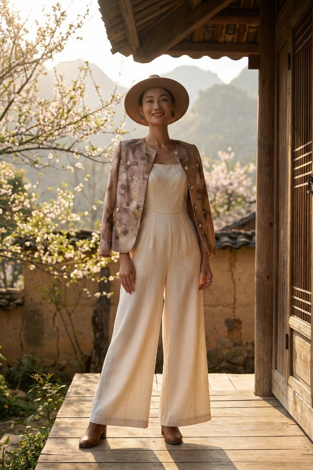 Áo khoác jacket loang màu Thời trang Hity