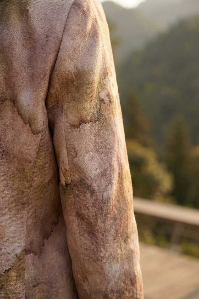 Áo khoác jacket loang màu Thời trang Hity