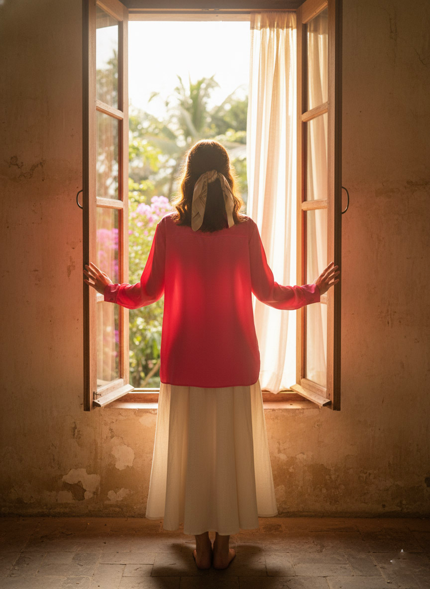 Áo sơ mi dáng rộng oversize hồng sen thời trang Hity