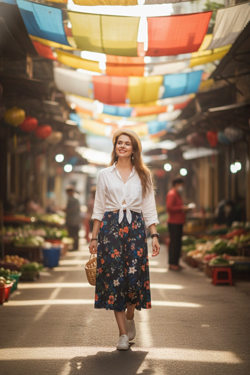 Áo sơ mi nữ tay dài linen trắng thời trang Hity