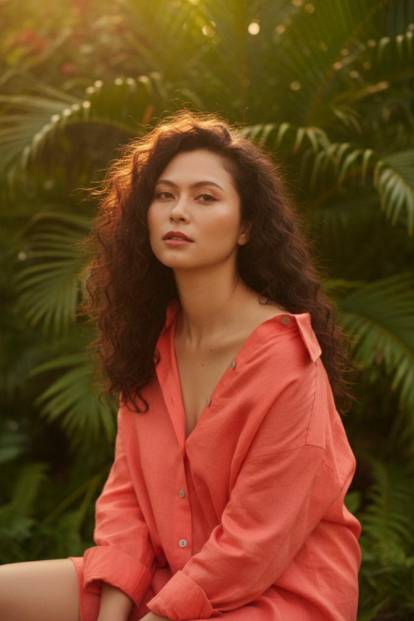 Áo sơ mi tay dài form rộng oversize linen thời trang Hity