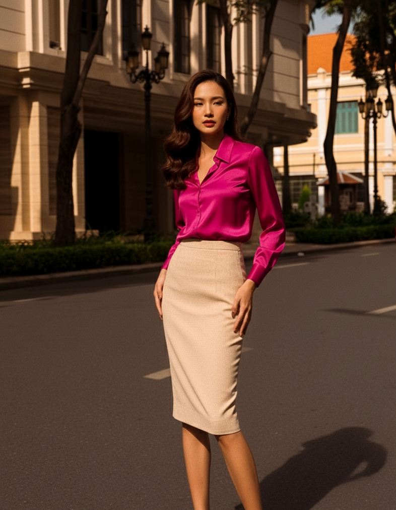 Áo sơ mi tay dài thời trang Hity