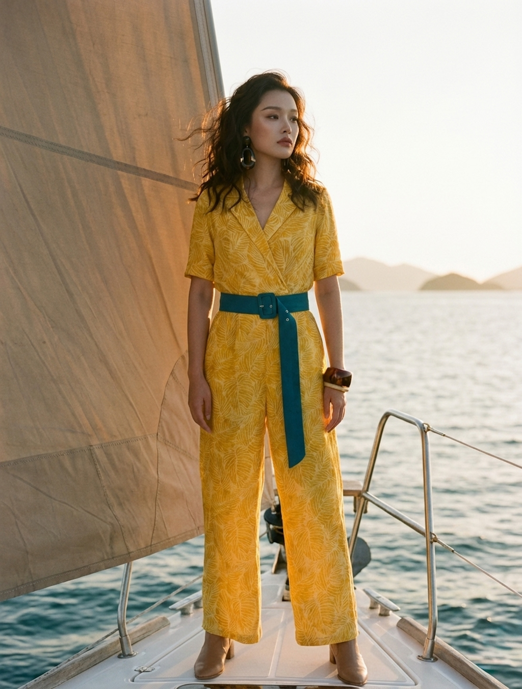 Đồ Bay Jumpsuits Linen Kim Diệp