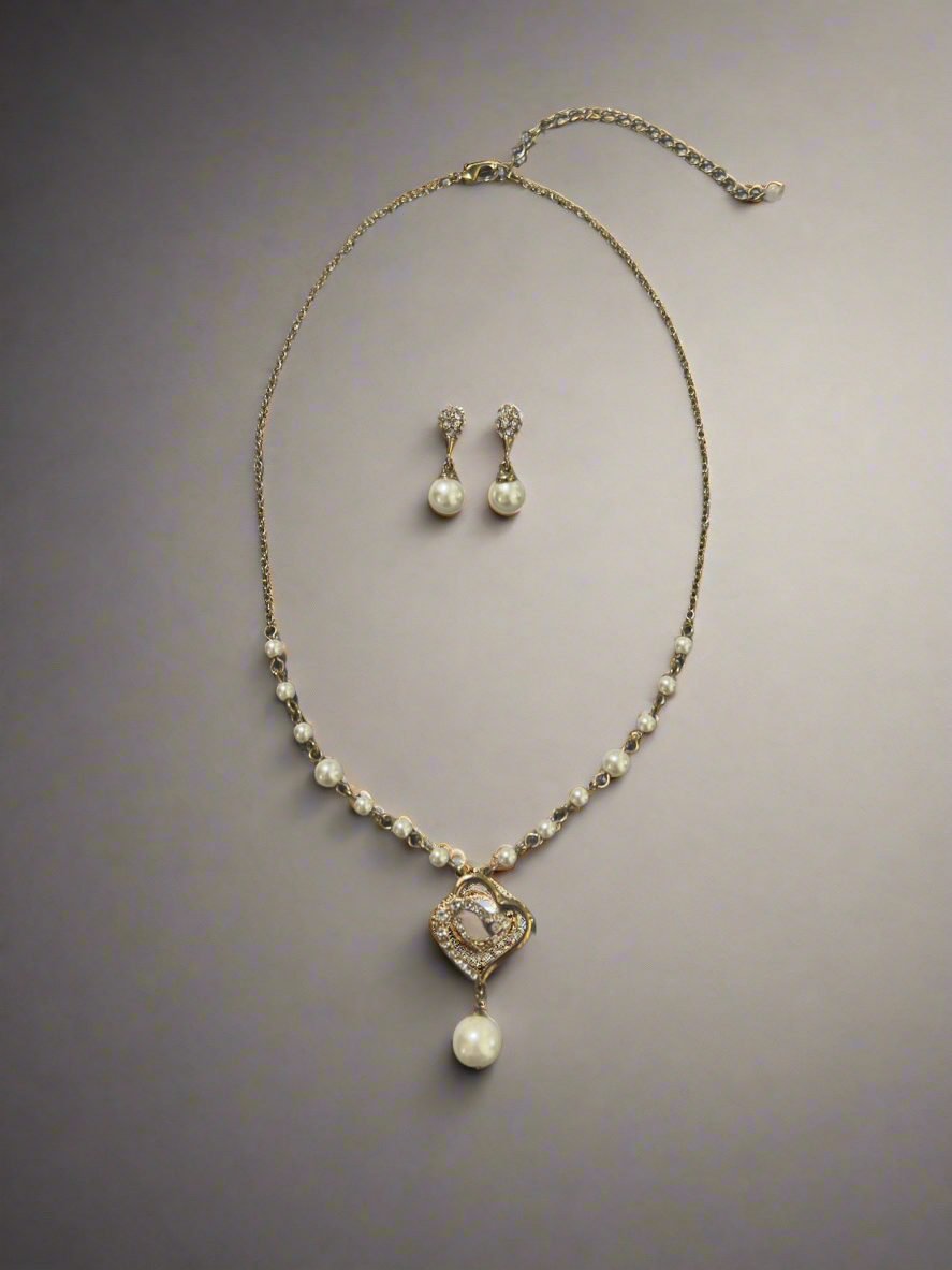 Bộ vòng cổ bông trai trang sức thời trang Hity