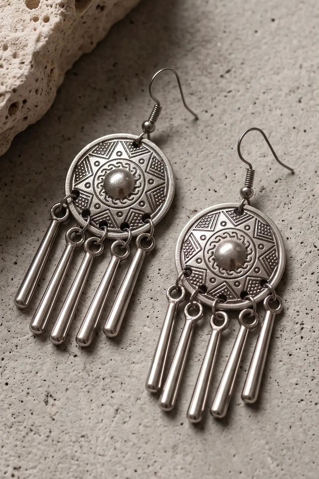 Bông tai boho thép không gỉ thời trang Hity