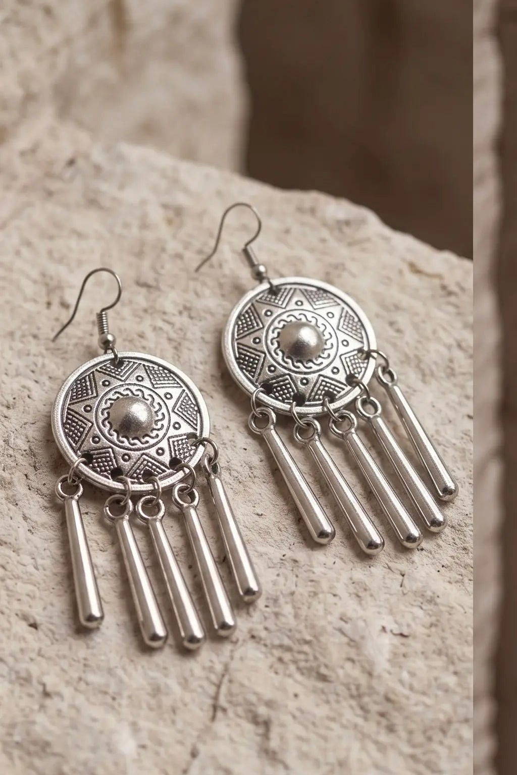 Bông tai boho thép không gỉ thời trang Hity