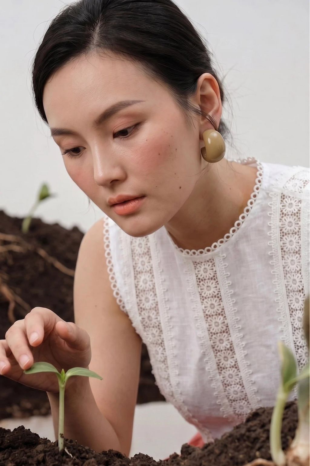 Bông tai chữ C thời trang Hity