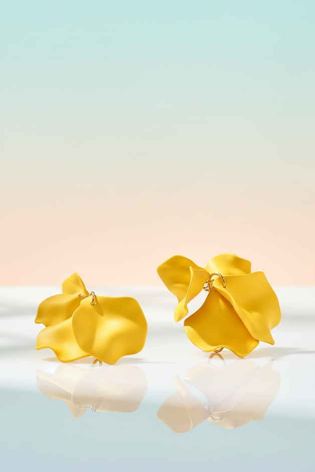 Bông tai trang sức bảng to statement thời trang Hity