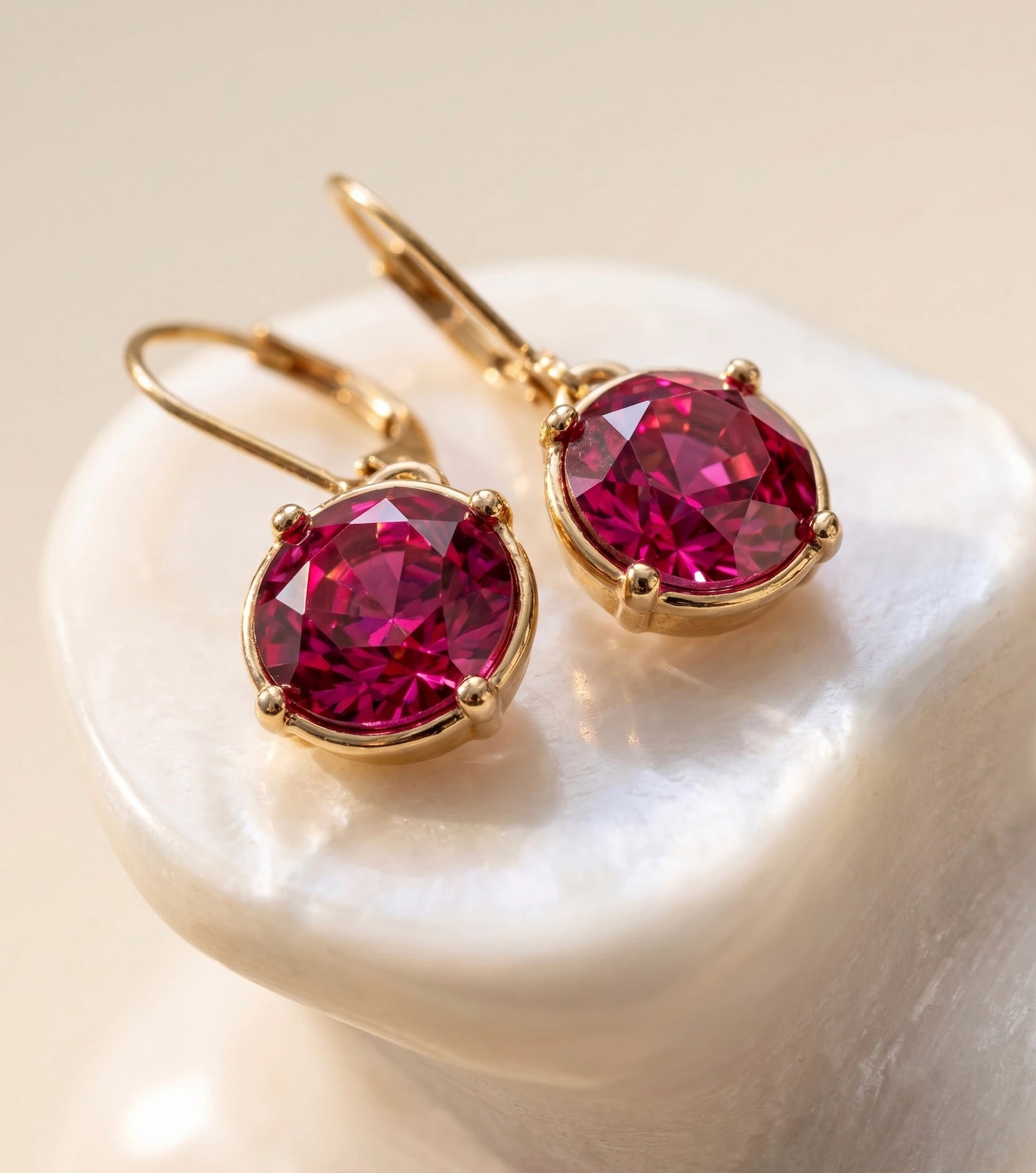 Bông tai pha lê hồng sen Swarovski thời trang Hity