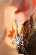 Bông tai bạc nạm cubic zirconia thời trang Hity