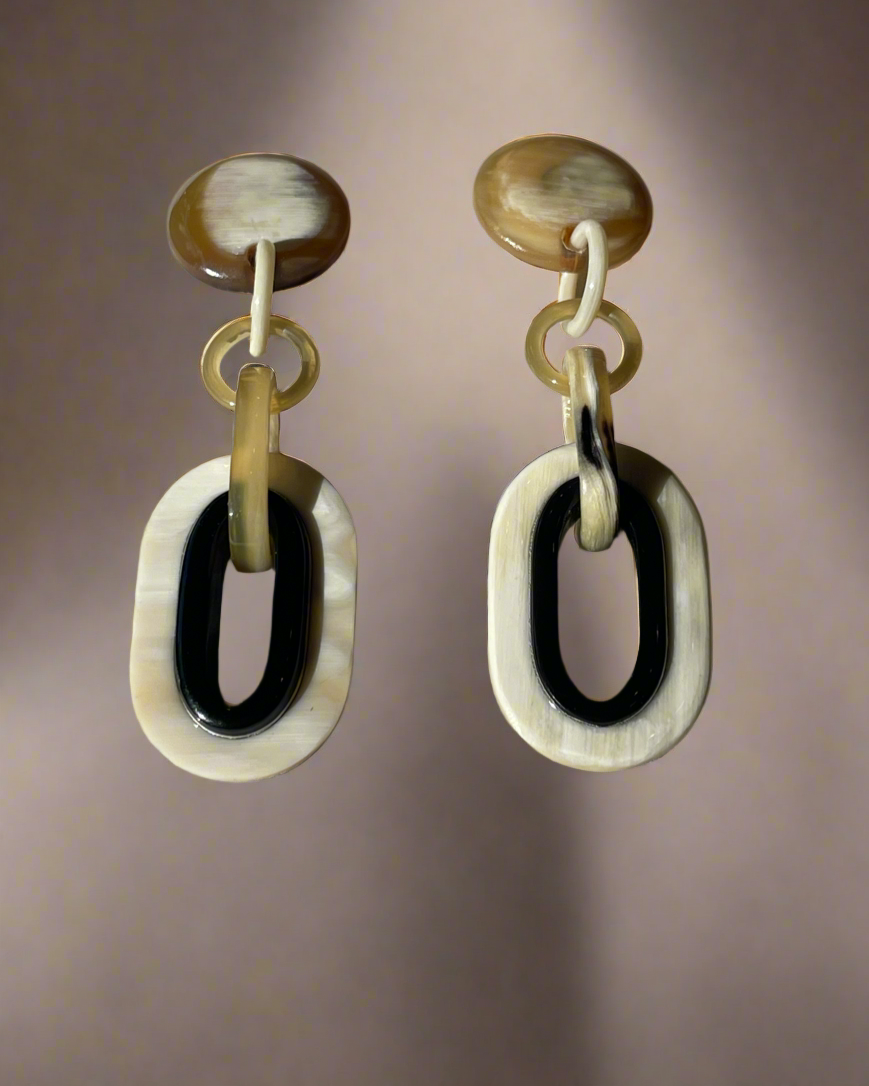 Bông tai sửng trâu dáng dài thời trang Hity