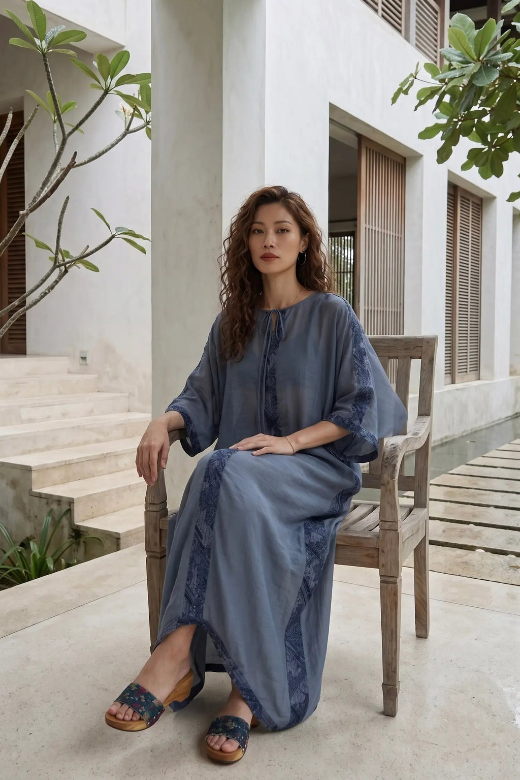 Đầm maxi đi biển kahtan thời trang Hity
