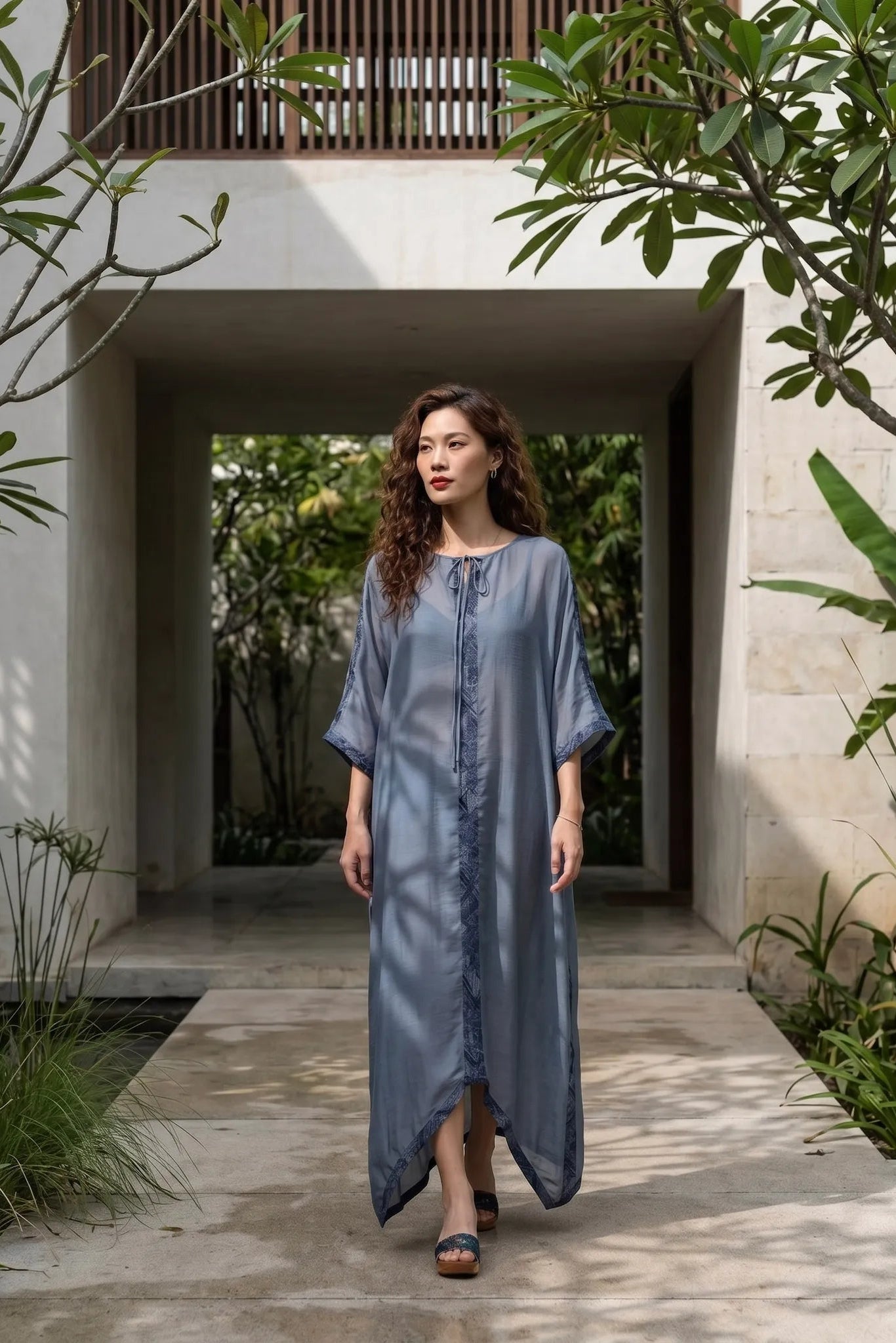 Đầm maxi đi biển kahtan thời trang Hity
