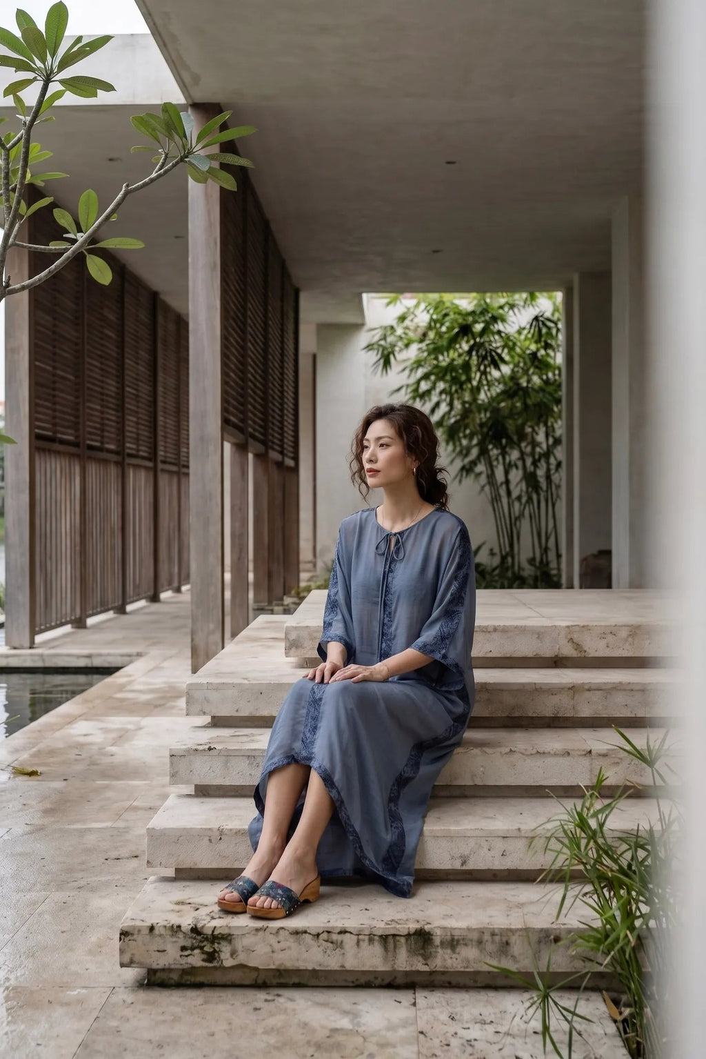 Đầm maxi đi biển kahtan thời trang Hity