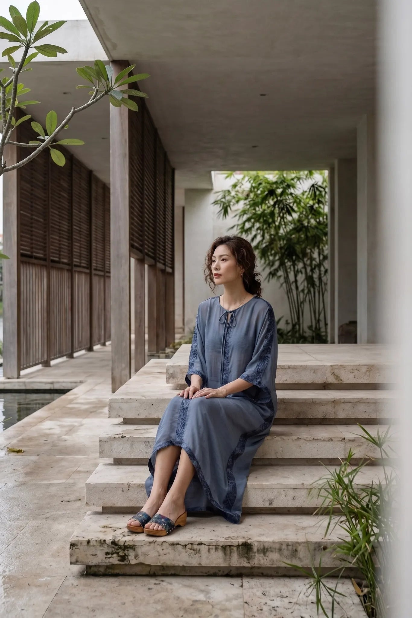 Đầm maxi đi biển kahtan thời trang Hity