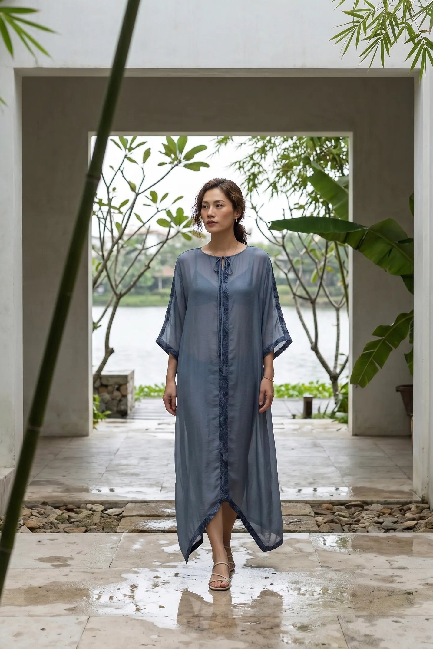 Đầm maxi đi biển kahtan thời trang Hity