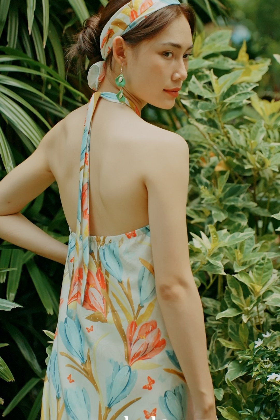 Bộ set áo yếm hoa quần ống đứng thời trang Hity