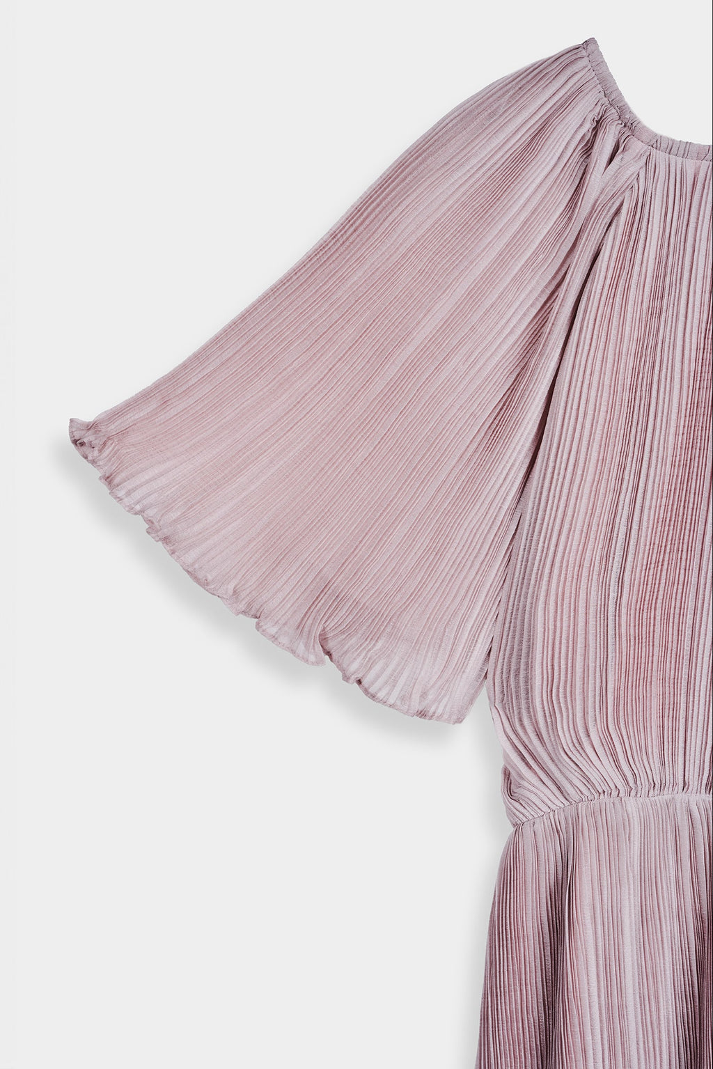 Đầm midi dập ly hồng pastel thời trang Hity