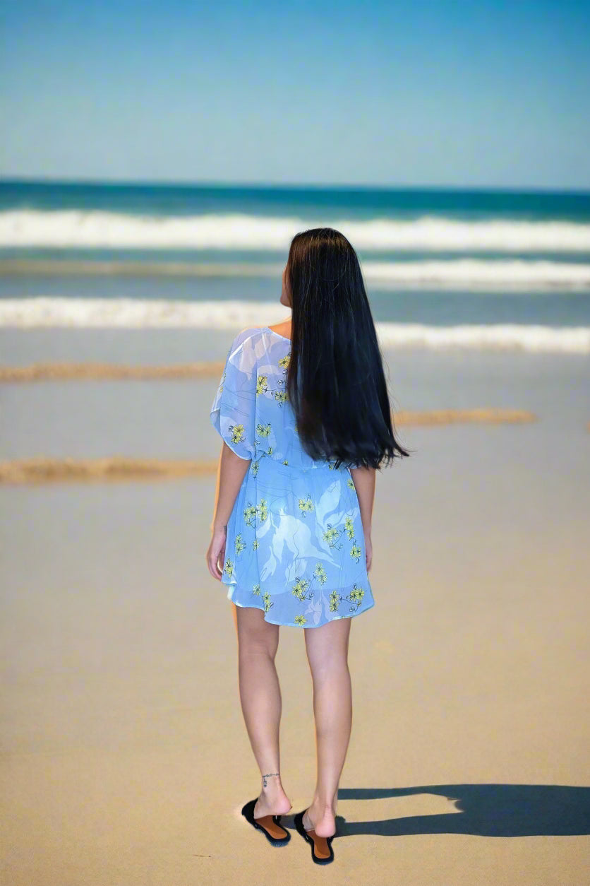 Đầm khoác bikini cover up thời trang Hity