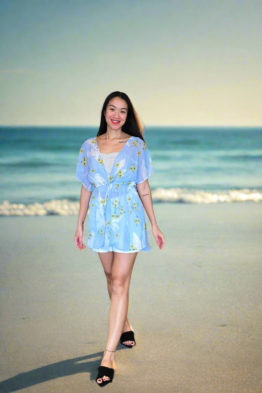 Đầm khoác bikini cover up thời trang Hity