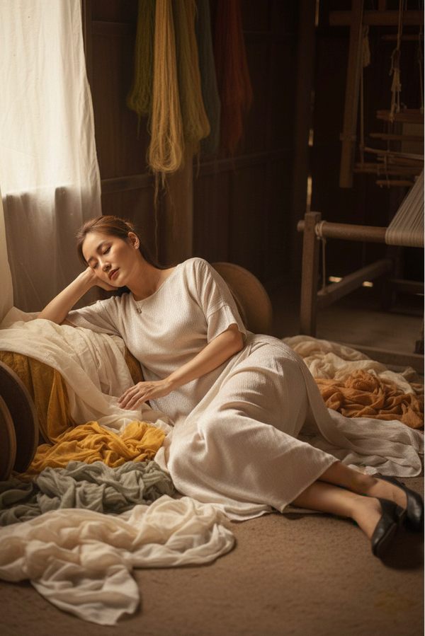 Đầm suông lụa tơ tằm lãnh Mỹ A thời trang Hity