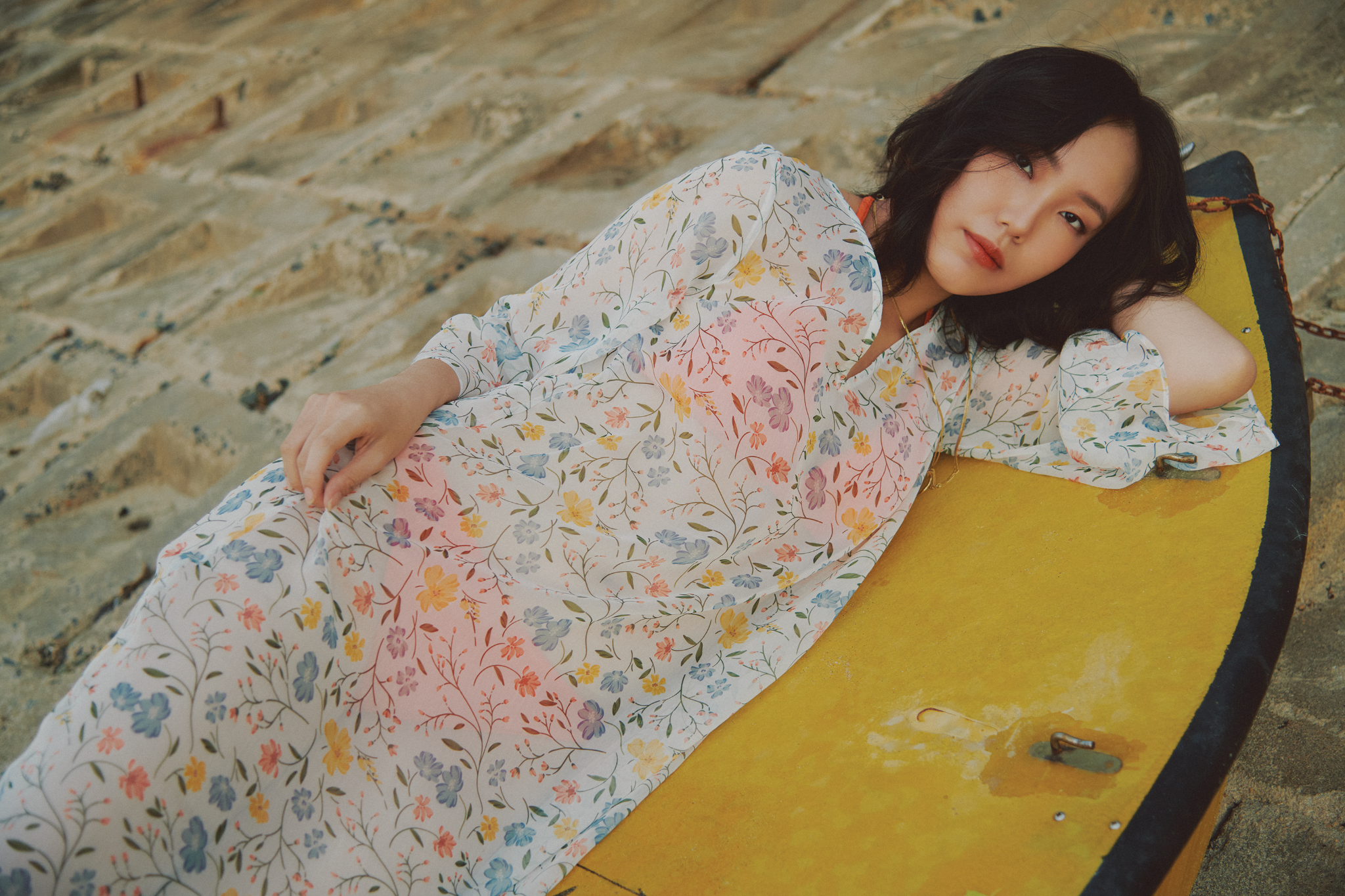 Áo choàng kaftan đi biển thời trang Hity