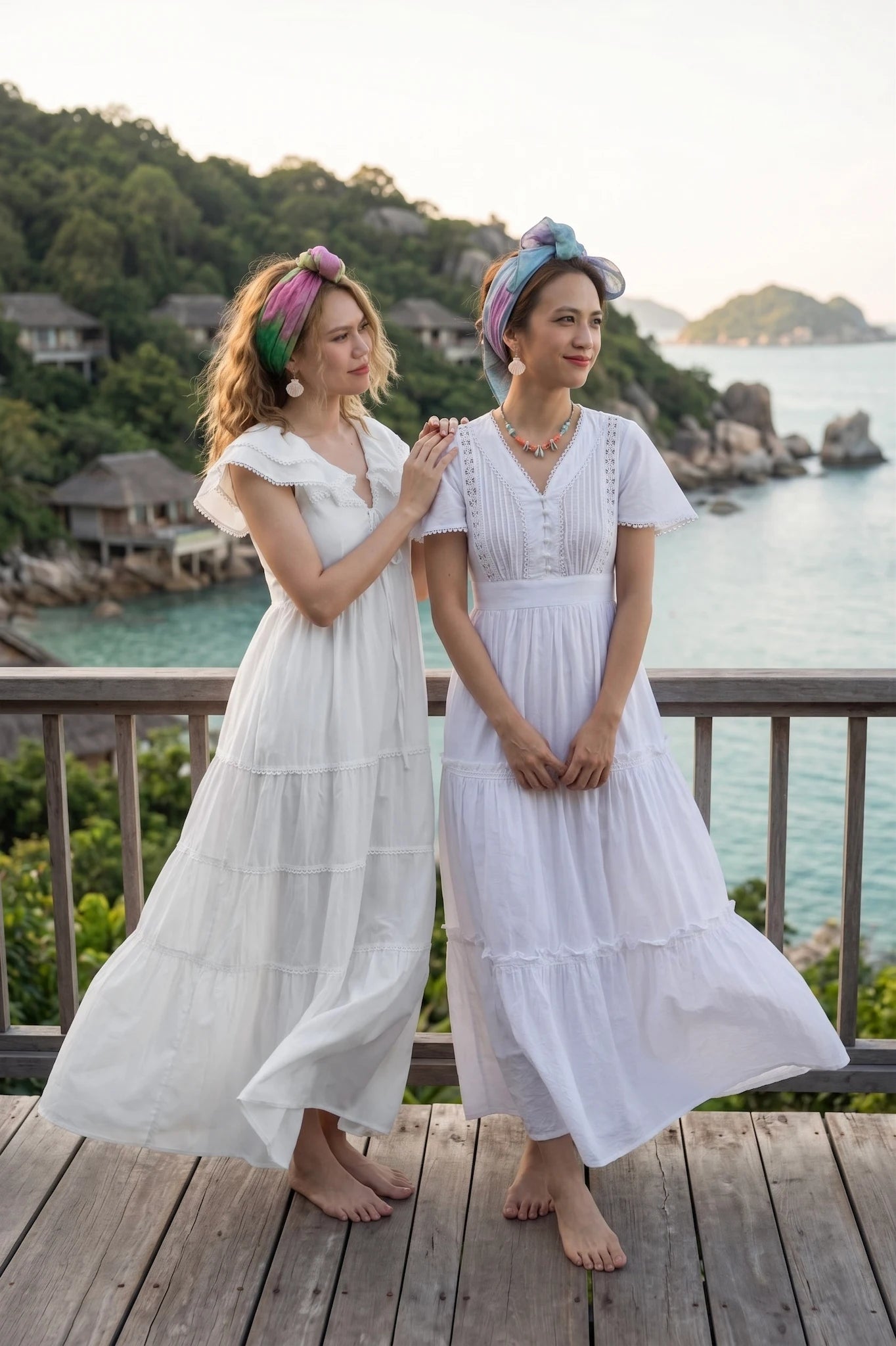 Đầm Maxi Cotton Mây