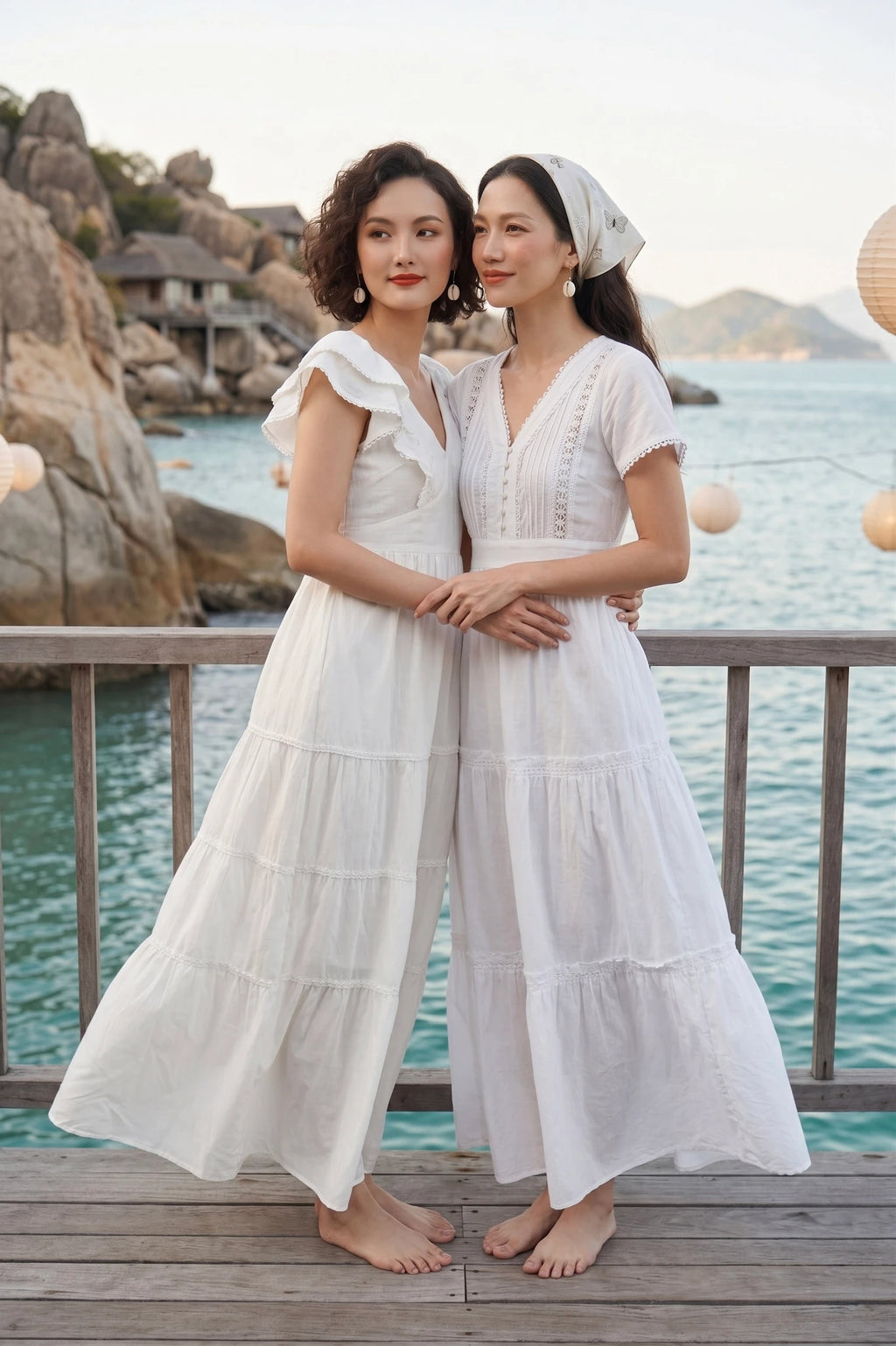 Đầm Maxi Cotton Mây