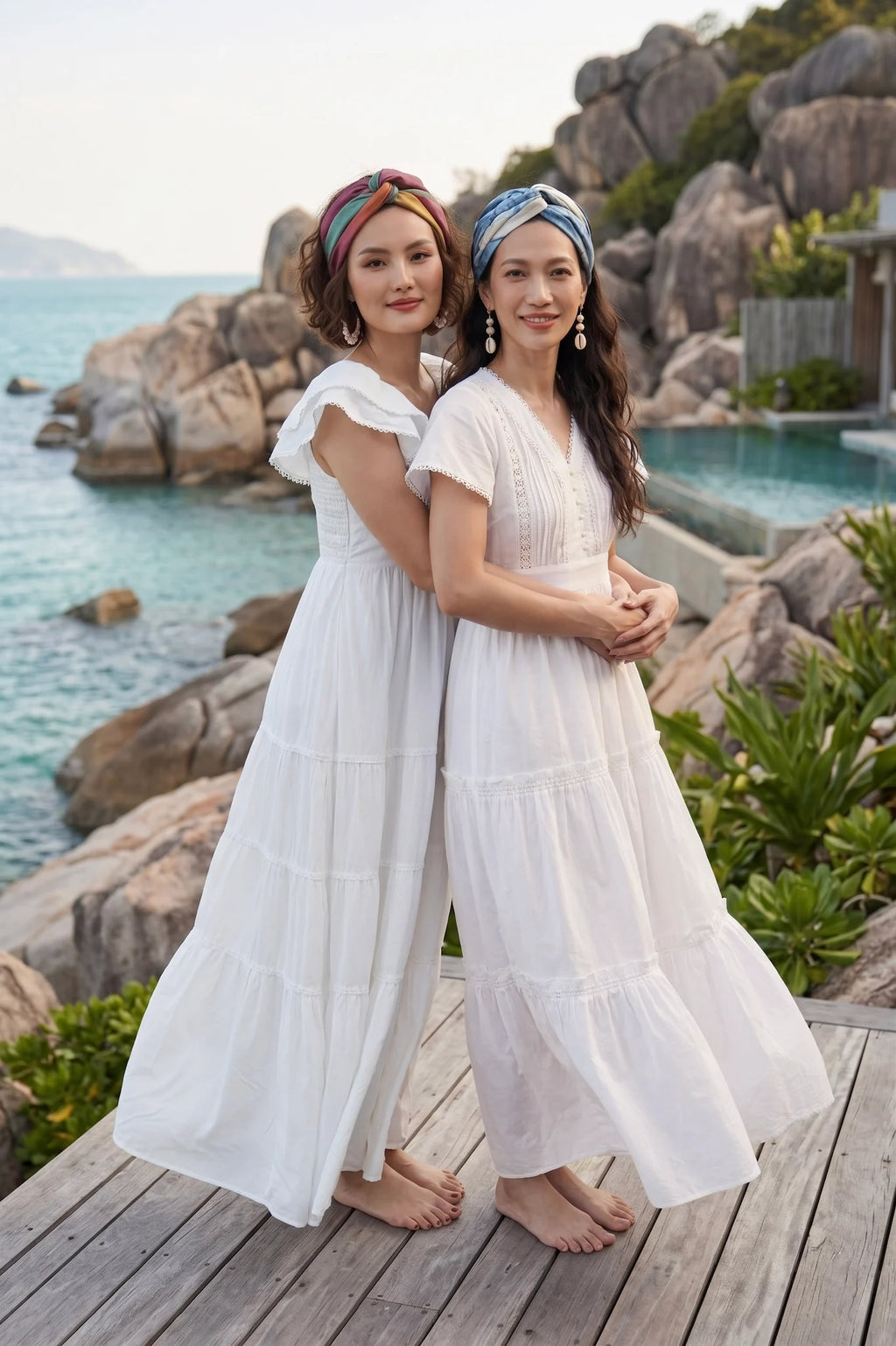 Đầm Maxi Cotton Mây