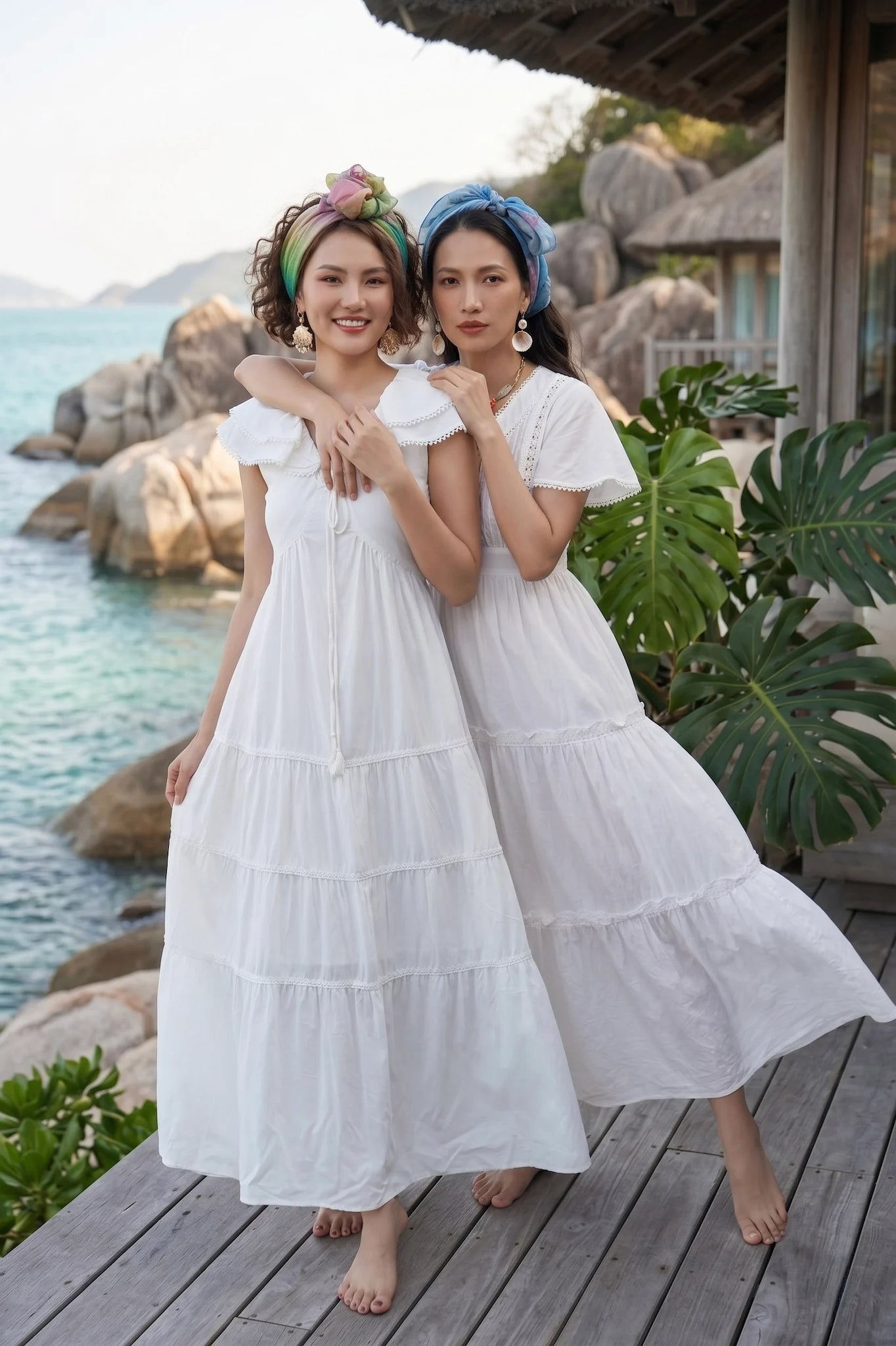 Đầm Maxi Cotton Mây