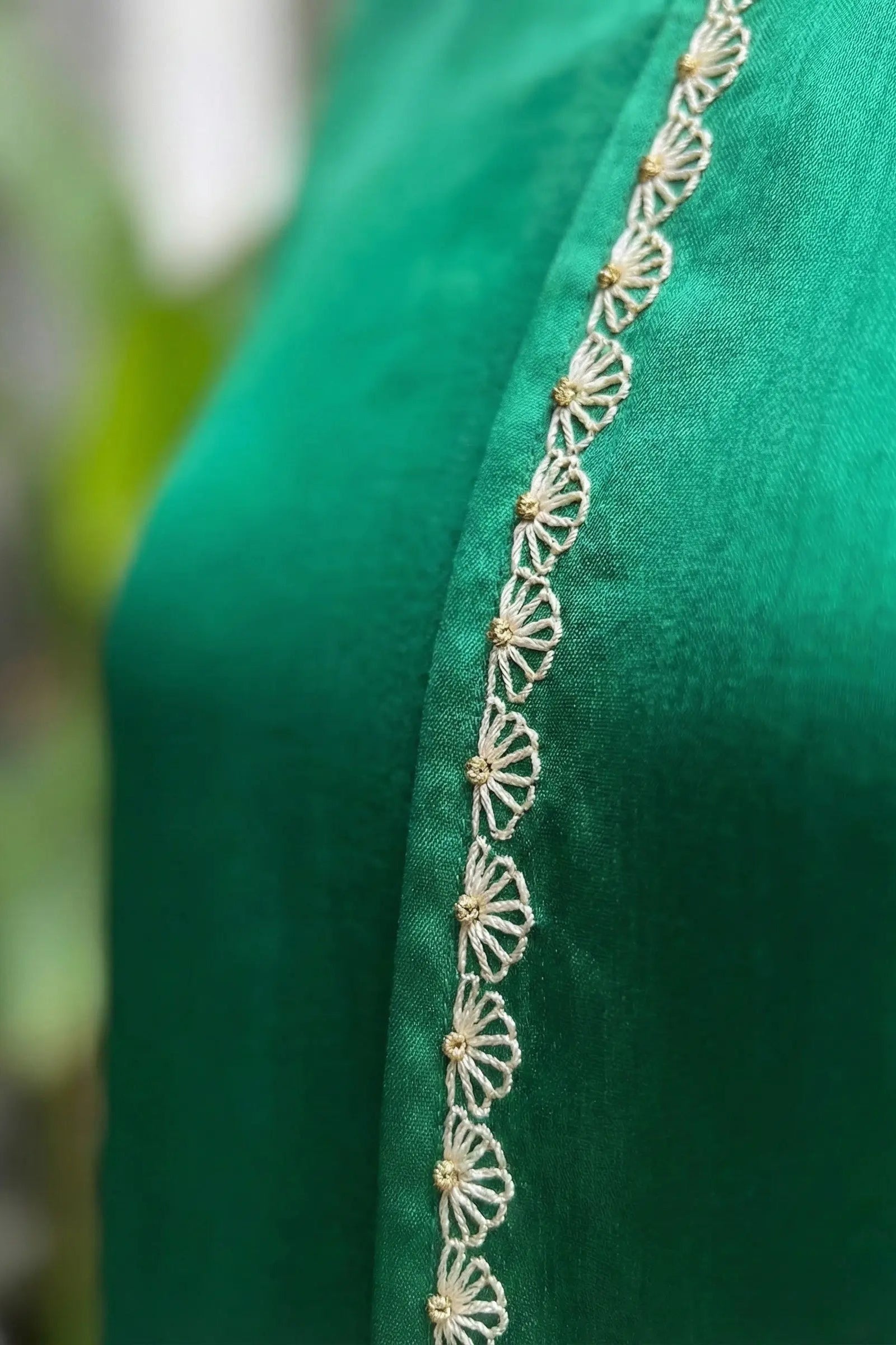 Đầm maxi lụa tơ tằm thêu tay thời trang Hity