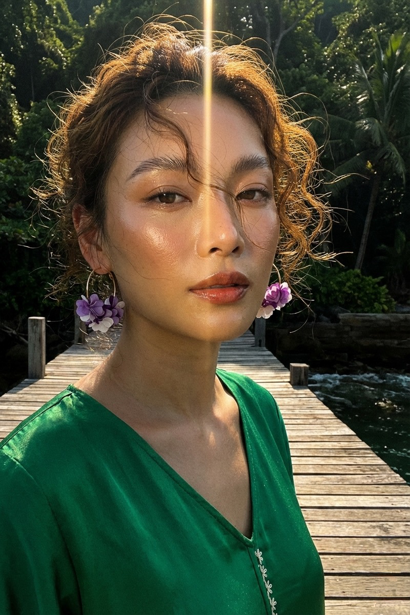 Đầm maxi lụa tơ tằm thêu tay thời trang Hity