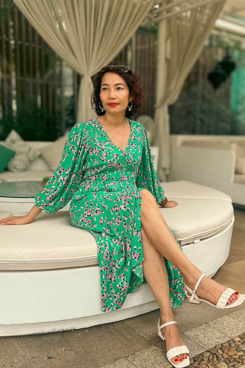 Đầm Midi Suông Hà Giang - Hity