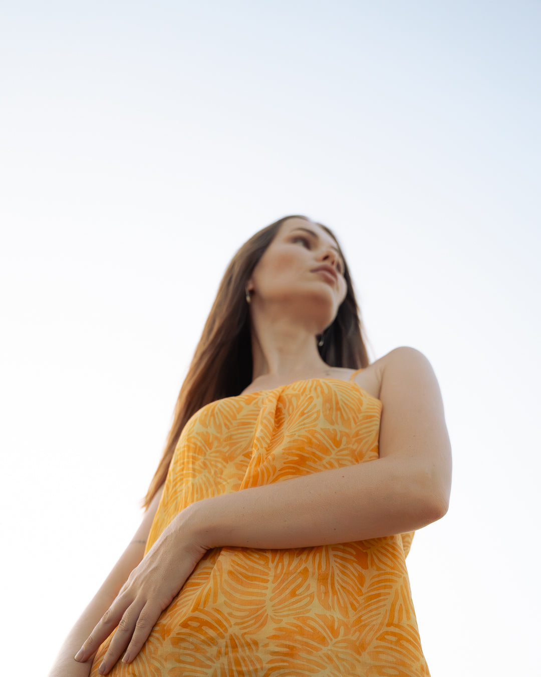 Đầm suông hai dây linen thời trang Hity