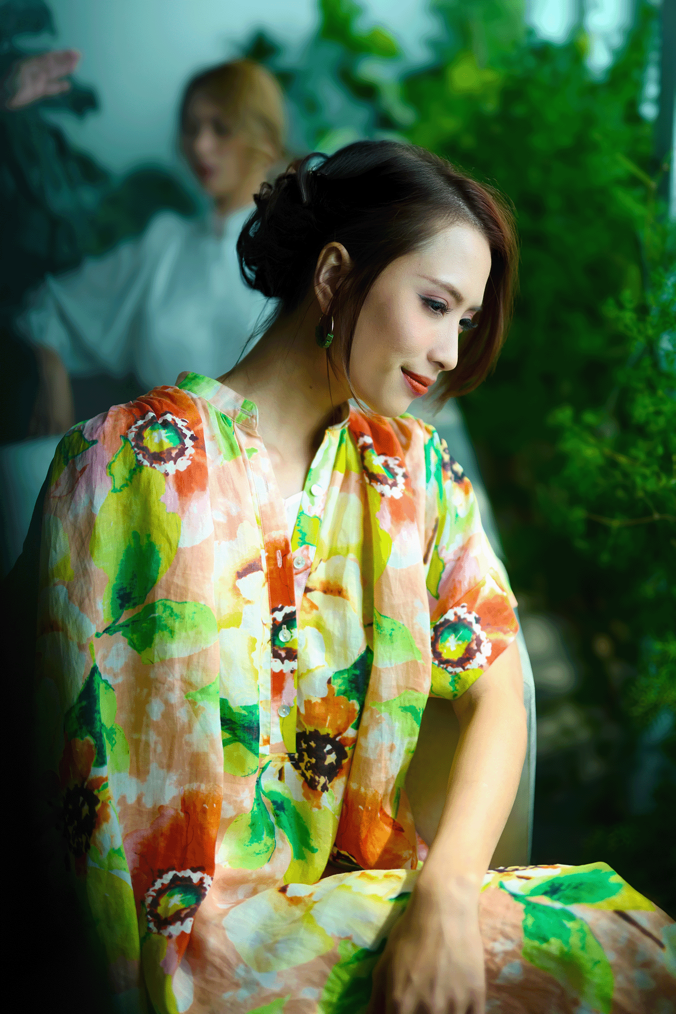 Đầm Suông Oversized Linen Dâm Bụt - Hity