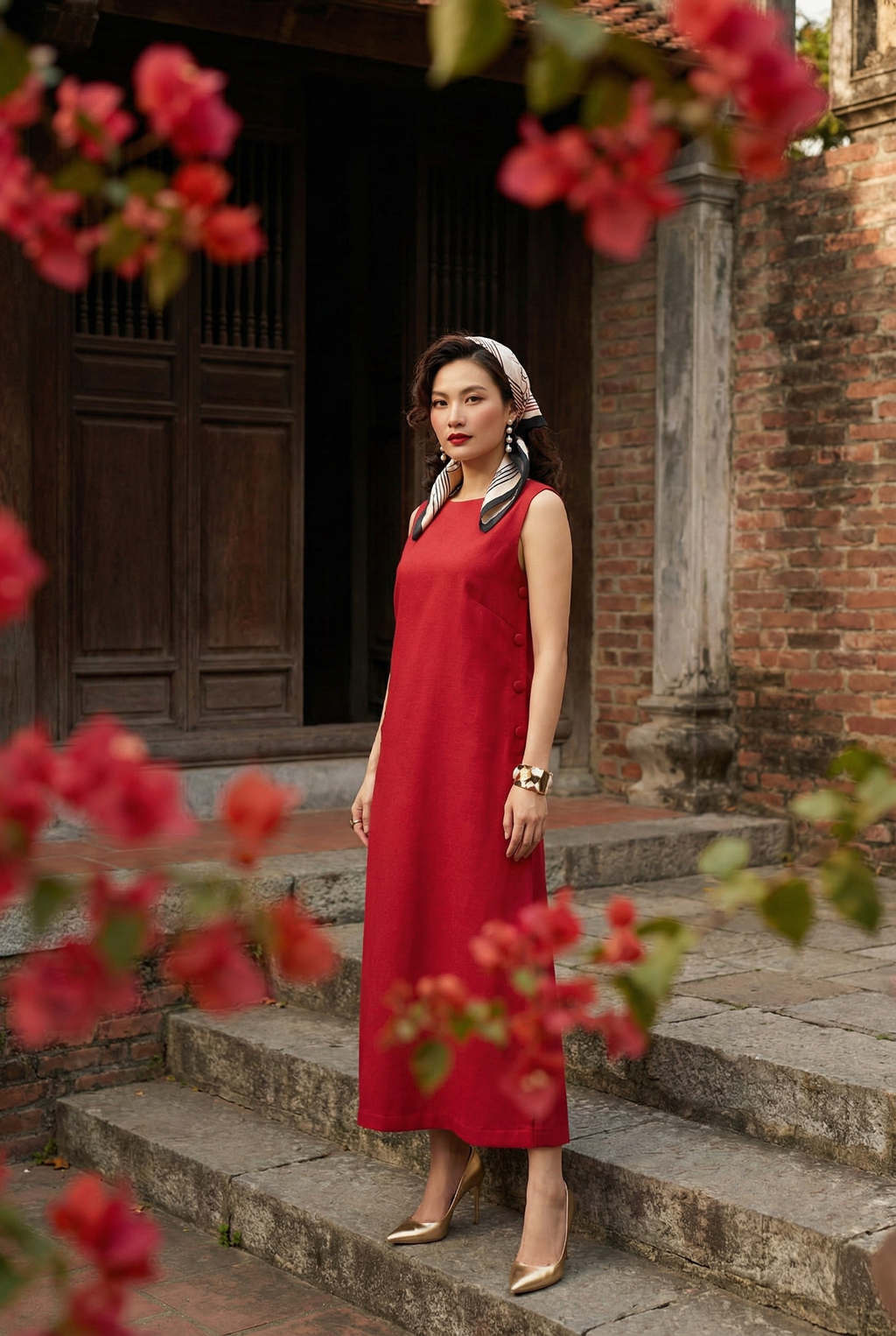 Đầm Suông Xẻ Tà Lộc