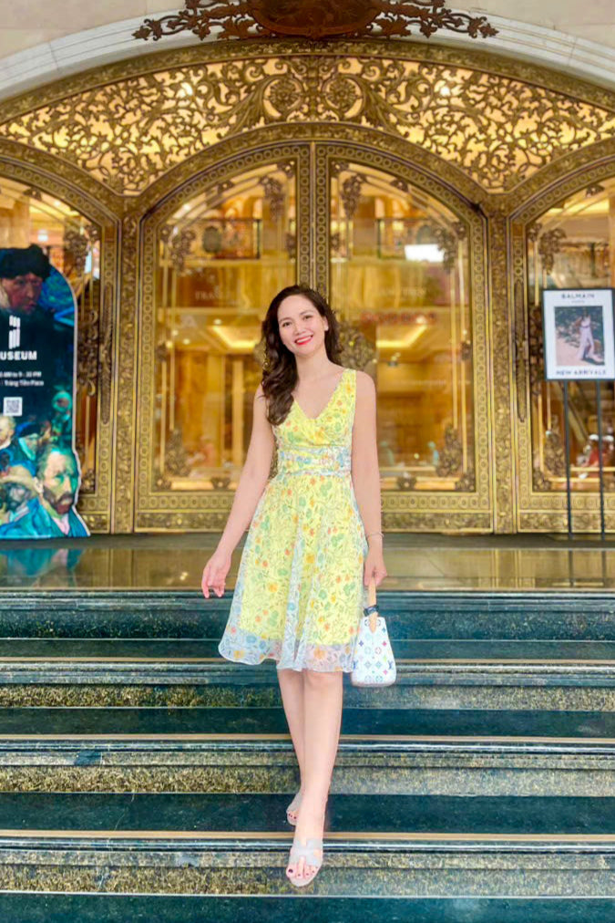 Đầm xoè hoa nhí soleil thời trang Hity