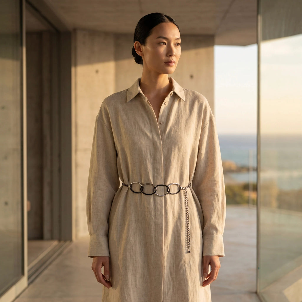 Dây thắt lưng kiêm vòng cổ xích thời trang Hity
