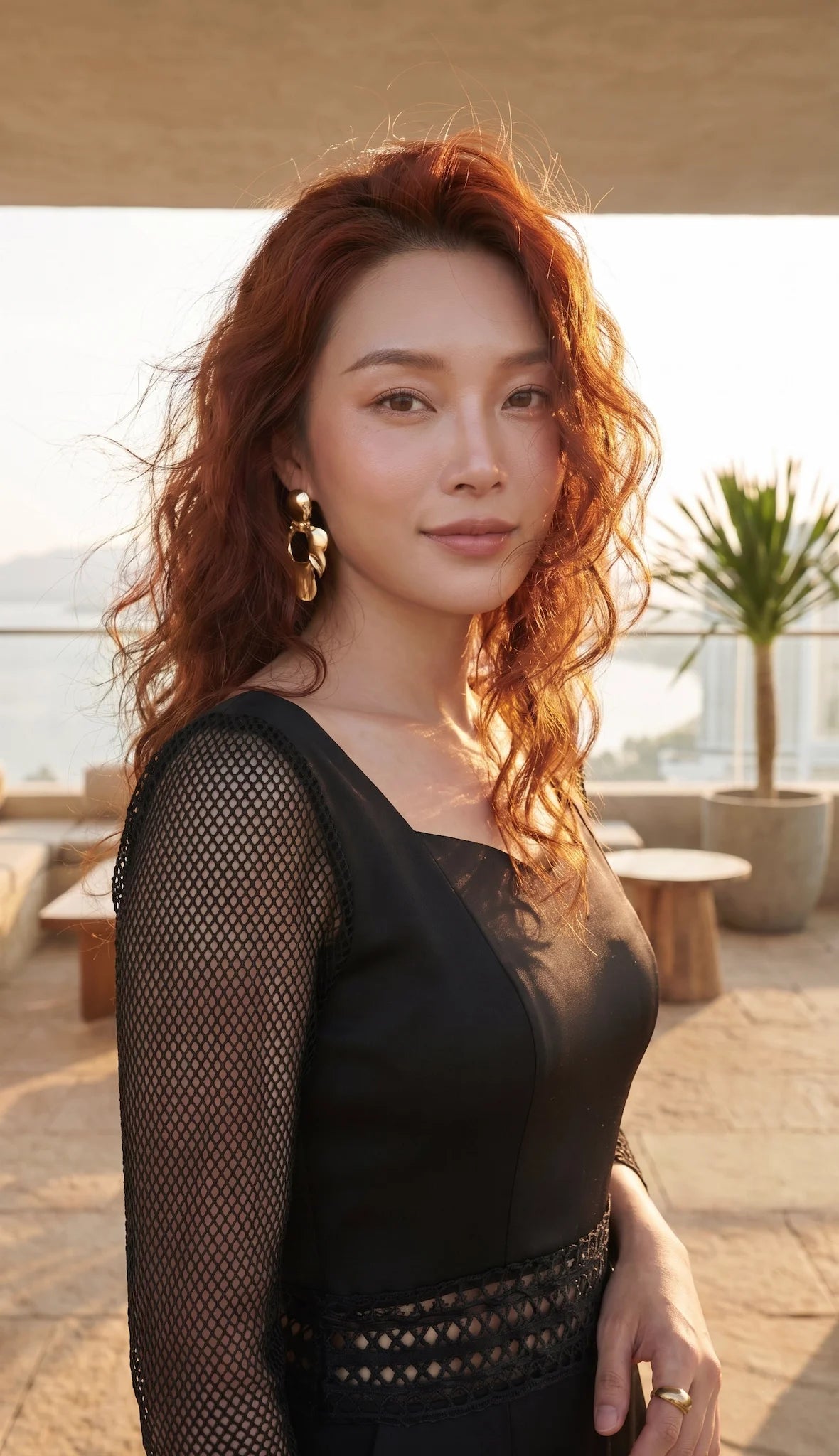 Bộ đồ bay áo liền quần jumpsuit đen hở lưng thời trang Hity