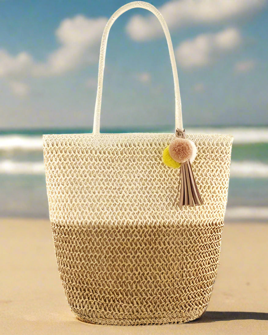 Giỏ cói dáng túi tote thời trang Hity