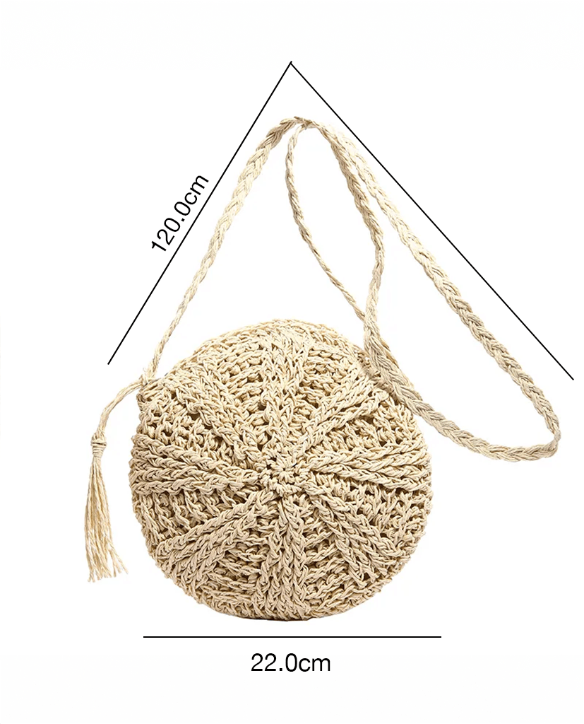 Giỏ Cói Đeo Chéo Nguyệt ACC145 - Hity