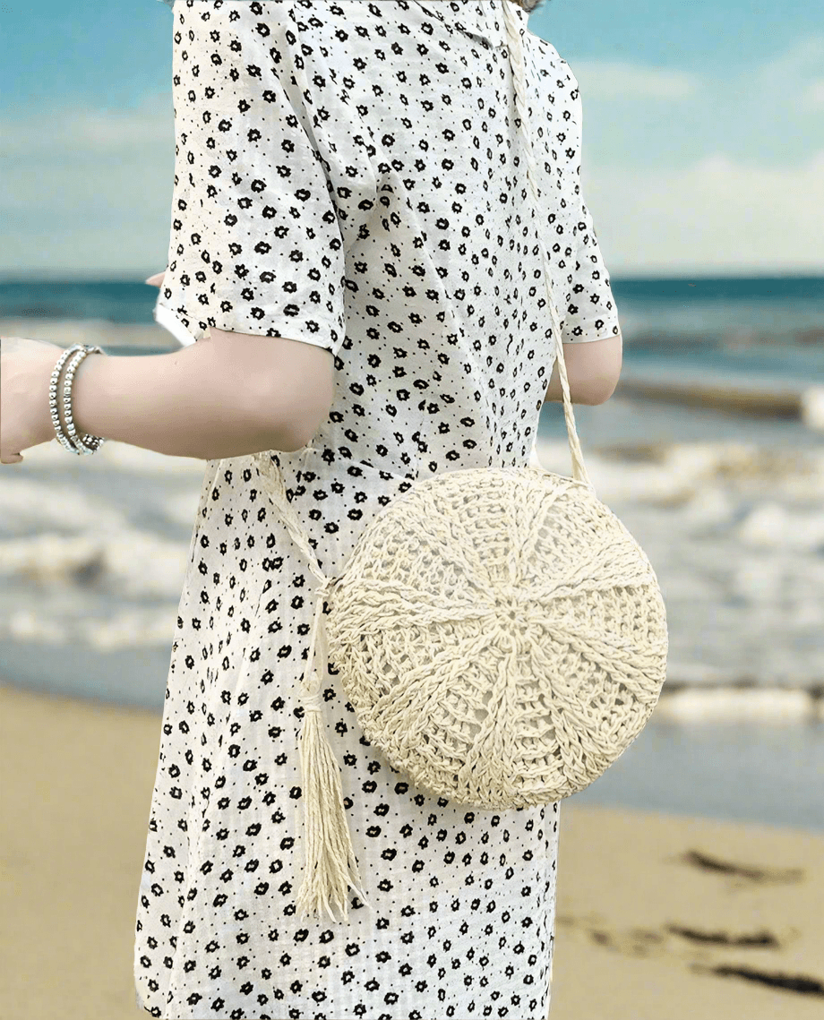 Giỏ Cói Đeo Chéo Nguyệt ACC145 - Hity