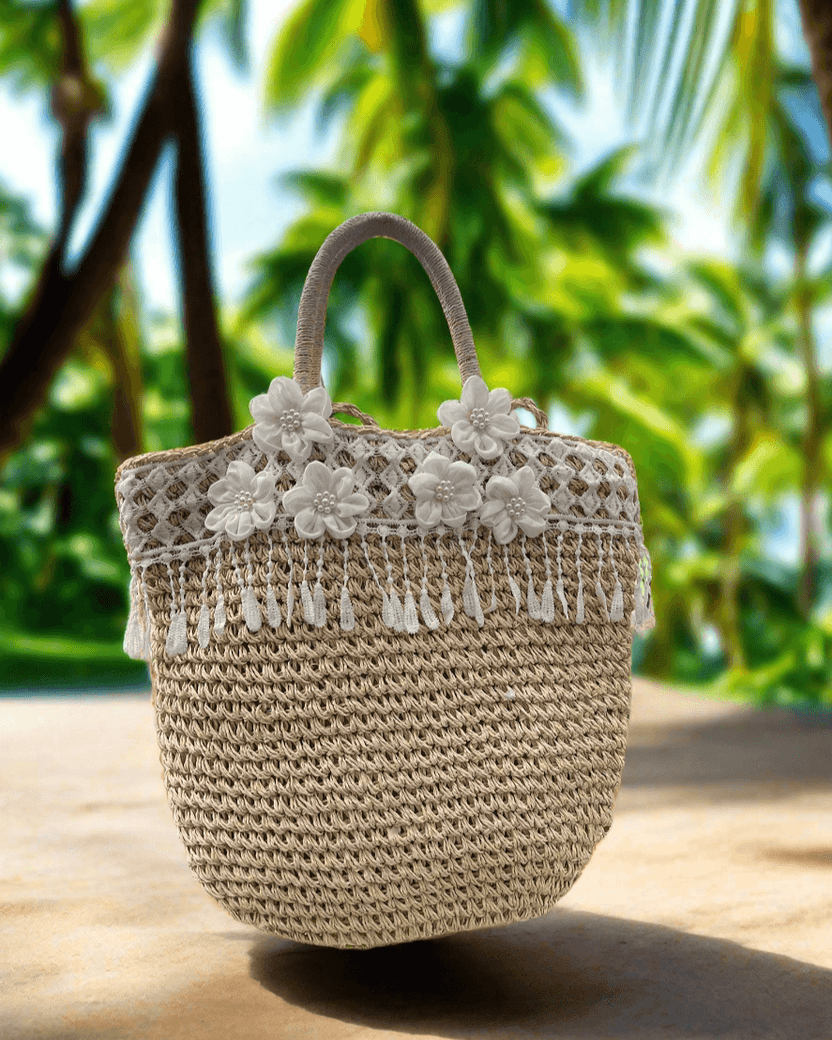 Giỏ Cói Tua Rua ACC444 - Hity