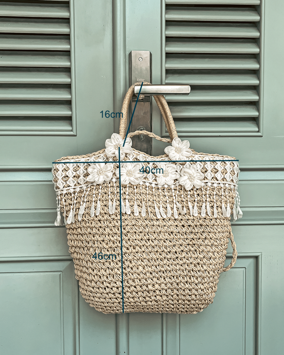 Giỏ Cói Tua Rua ACC444 - Hity