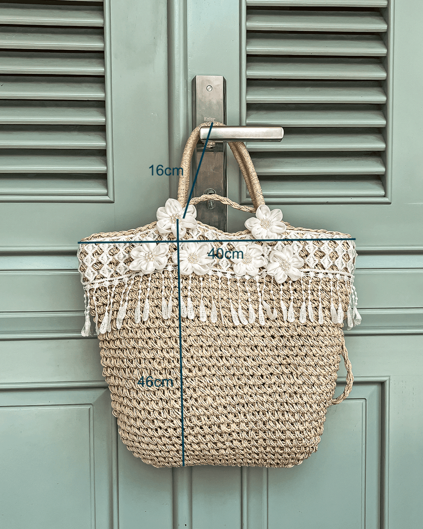 Giỏ Cói Tua Rua ACC444 - Hity