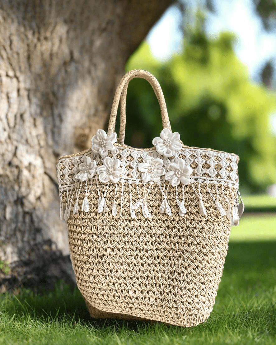 Giỏ Cói Tua Rua ACC444 - Hity