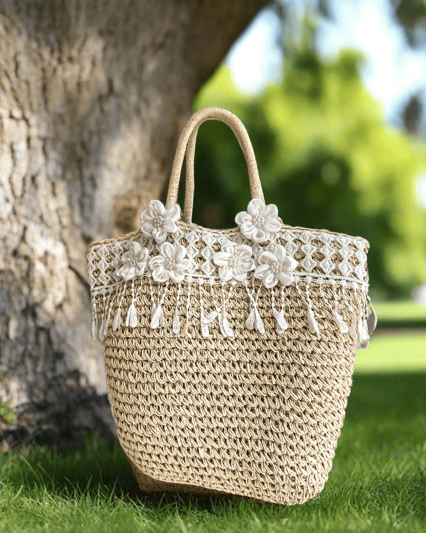 Giỏ Cói Tua Rua ACC444 - Hity